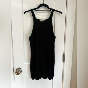 Marine Layer Sinead Tank Black Mini Dress